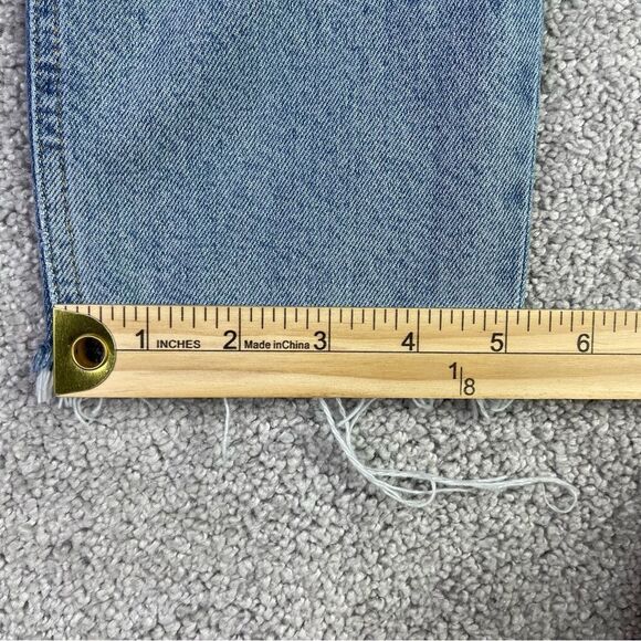 Agolde Nico High Rise Slim Jean in Cliffside Women’s 26 Blue Skinny Button Fly - Picture 12 of 13